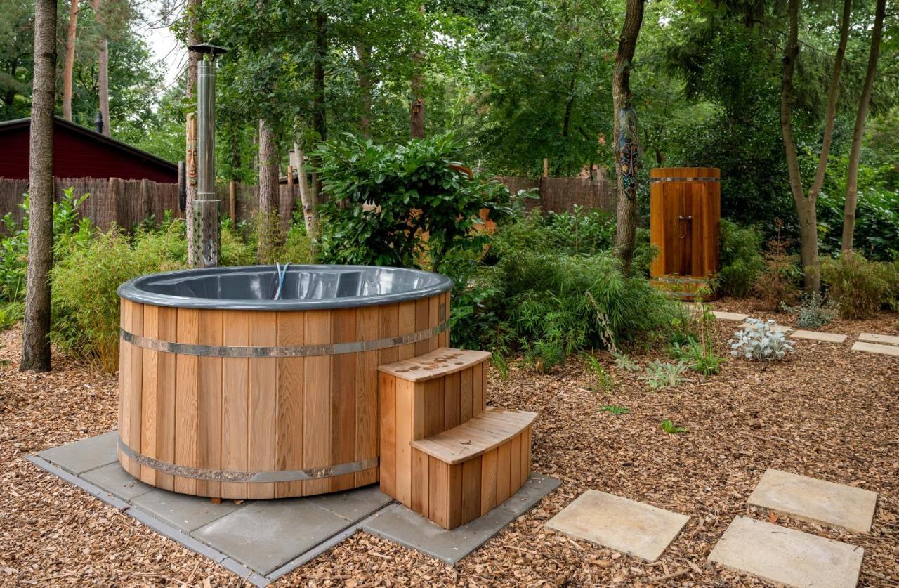 Zen-Bungalow No 4 Met Sauna En Hottub Rheezerveen ภายนอก รูปภาพ